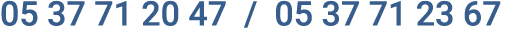 05 37 71 20 47 / 05 37 71 23 67