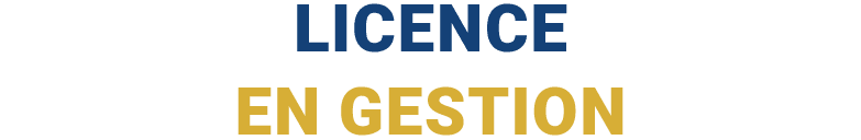 Licence en Gestion 