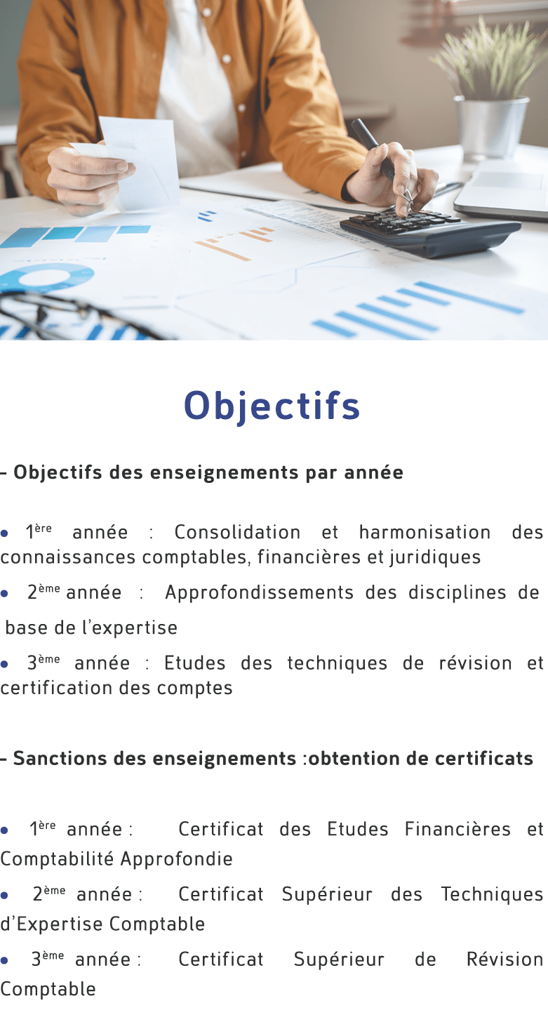 ￼ Objectifs Objectifs des enseignements par ann e • 1 re ann e : Consolidation et harmonisation des connaissances com...