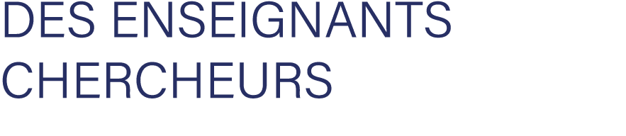 des Enseignants Chercheurs