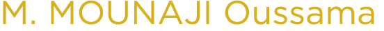 M. MOUNAJI Oussama 