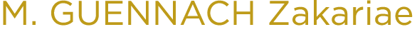 M. GUENNACH Zakariae 
