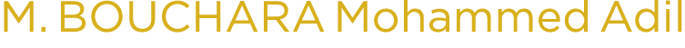 M. BOUCHARA Mohammed Adil 