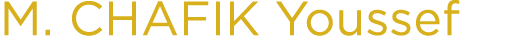 M. CHAFIK Youssef 