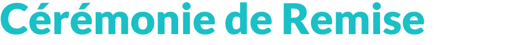 C r monie de Remise 