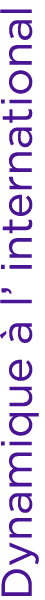 Dynamique  l’ international