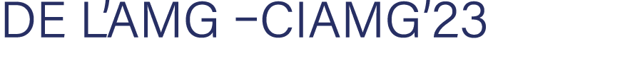 de l’AMG –CIAMG’23