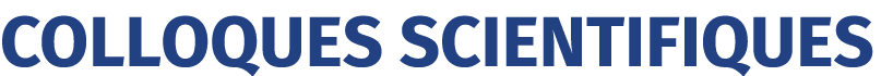 Colloques scientifiques