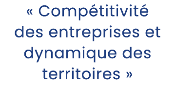 « Comp titivit des entreprises et dynamique des territoires »